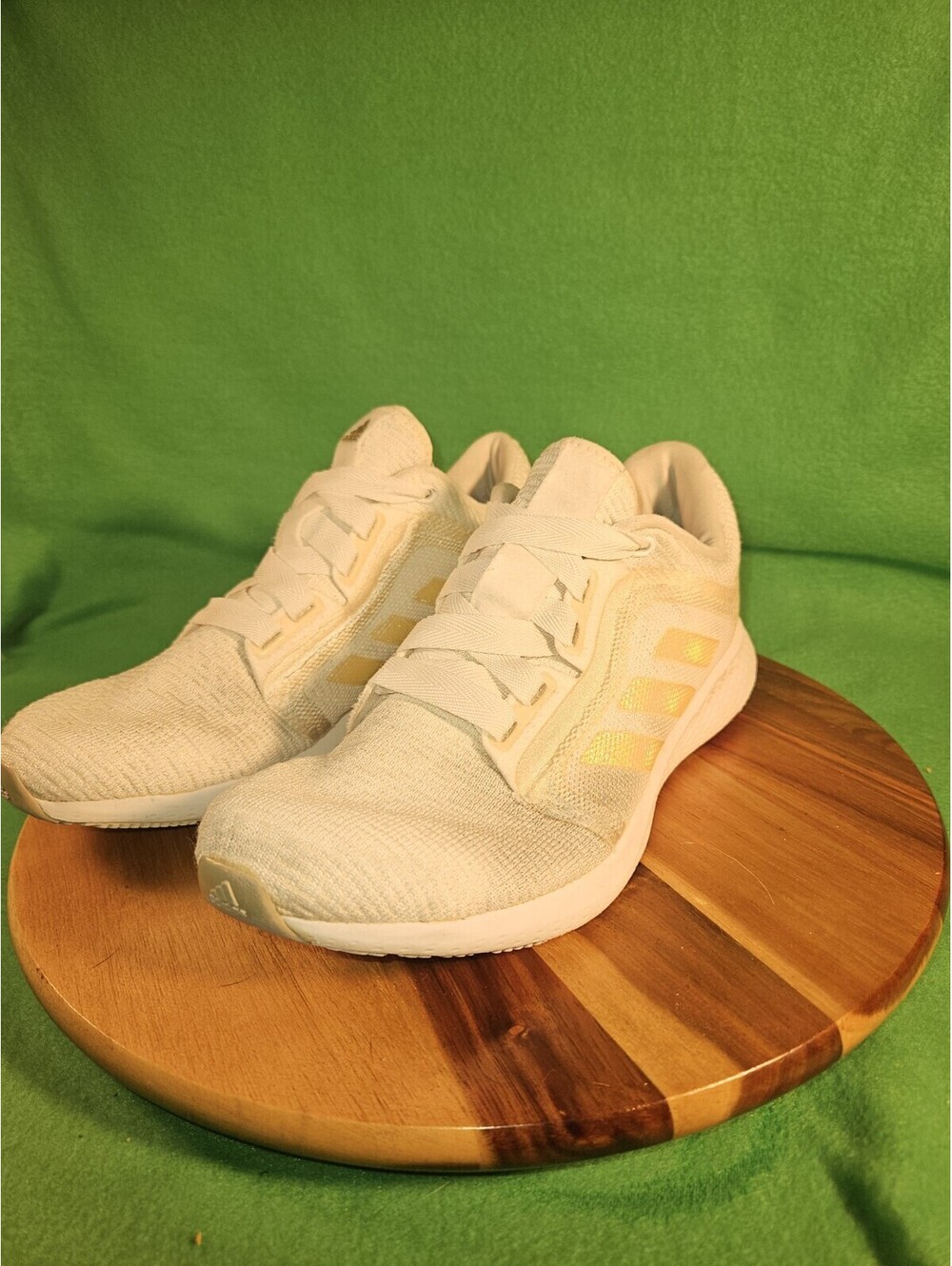 Adidas Womens Edge Lux 4 FW9259 White Running Shoes Sneakers Size 9